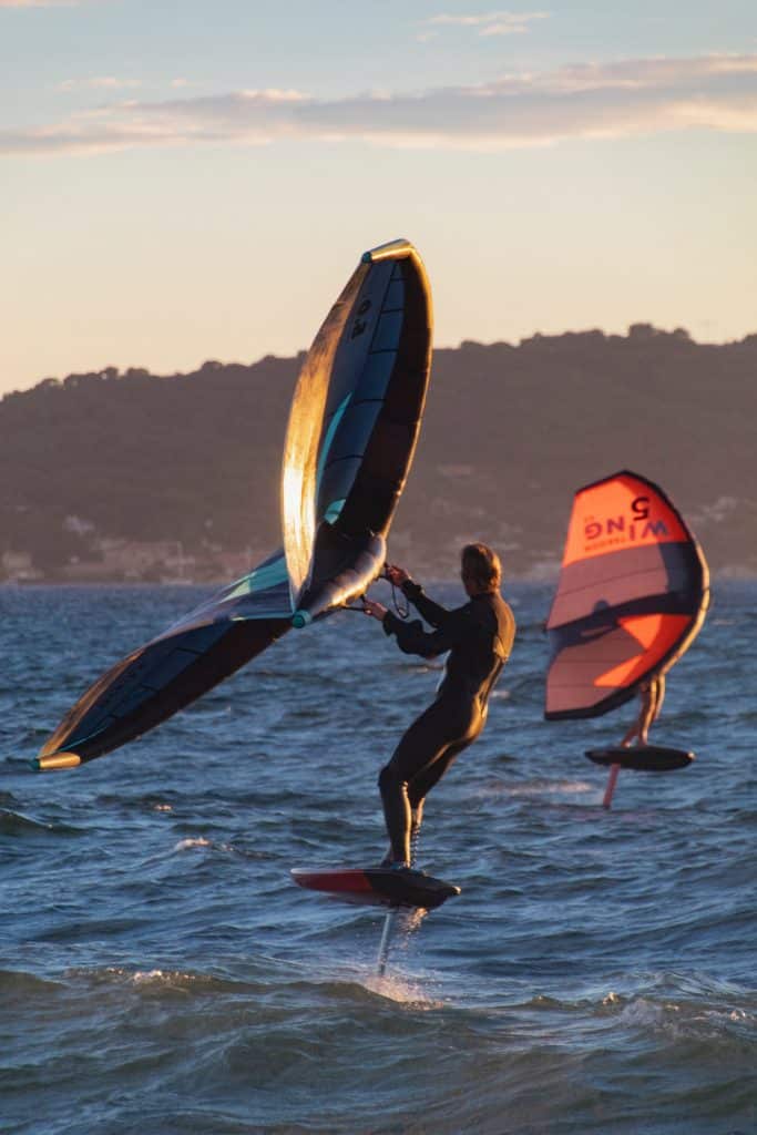 pratique du wingfoil